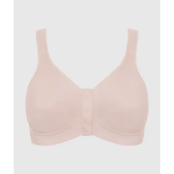 Buy Comfi Cotton Wirefree Press Stud Front Open Bra