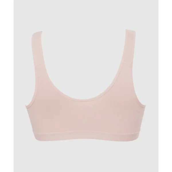 Buy Comfi Cotton Wirefree Press Stud Front Open Bra