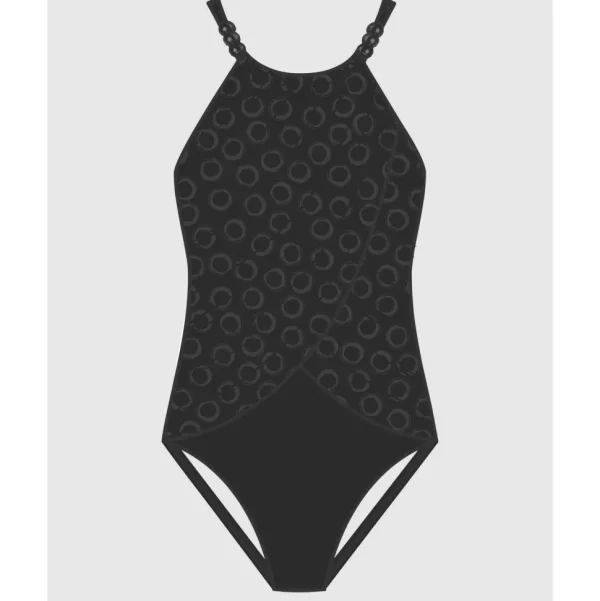 Buy Cosmos Lisa Underwired High Neck Shaping Swimsuit