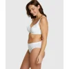 Buy Coton D'Arum Organic Cotton Brief with Lace-White