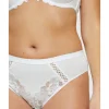Buy Coton D'Arum Organic Cotton Brief with Lace-White