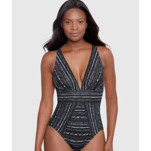 Buy Cypher Odyssey Plunge Tummy Control Shaping Swimsuit