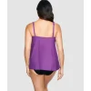 Buy Dazzle Underwired Draped Tankini Top