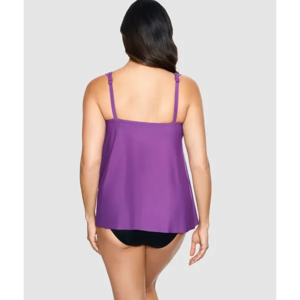 Buy Dazzle Underwired Draped Tankini Top