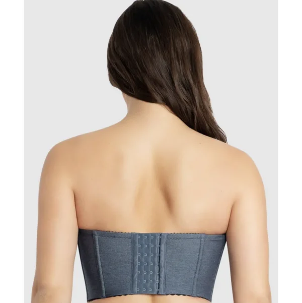 Buy Dolly Wired Denim Longline Bustier Bra