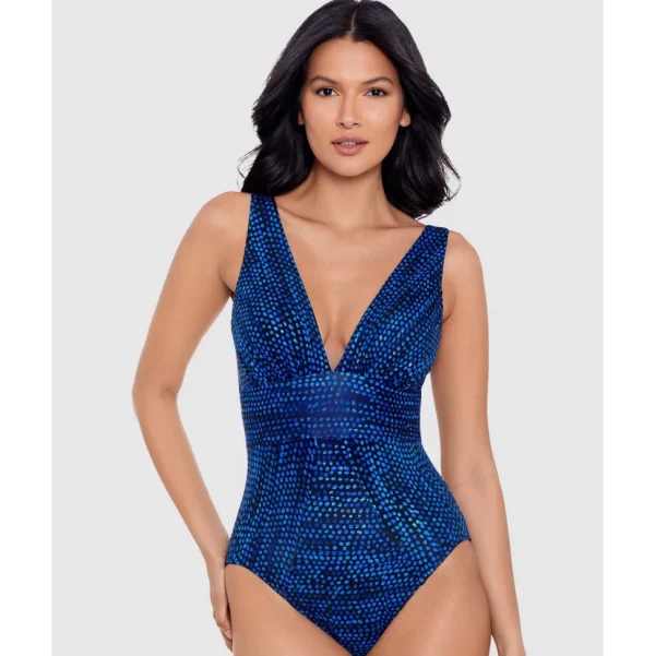 Buy Dot Com Odyssey Plunge Tummy Control Swimsuit