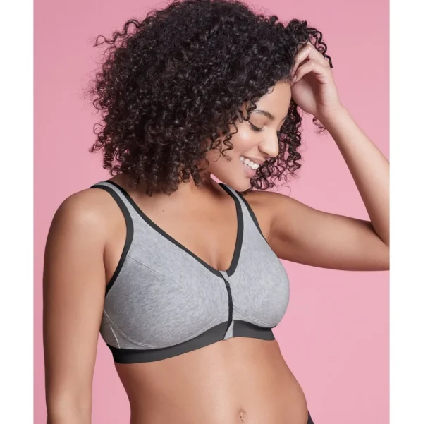 Buy Eden Organic Cotton Wirefree Front Open Bra