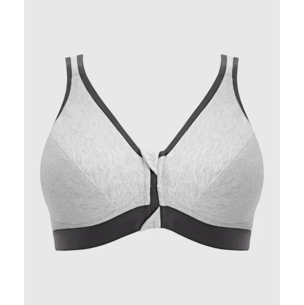 Buy Eden Organic Cotton Wirefree Front Open Bra