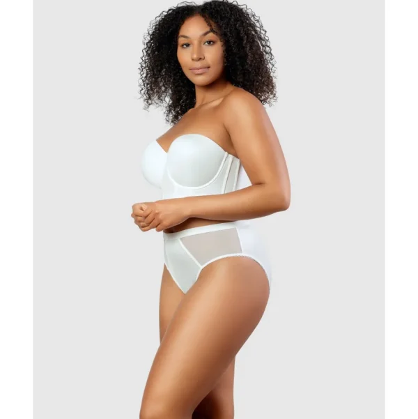 Buy Elissa Seamless Padded Longline Strapless Bra Style Gallery