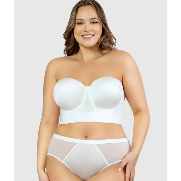 Buy Elissa Seamless Padded Longline Strapless Bra Style Gallery