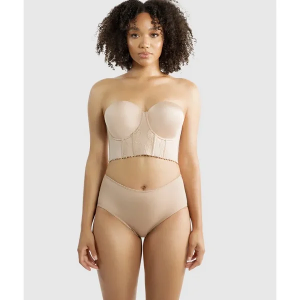 Buy Elissa Seamless Padded Longline Strapless Bra