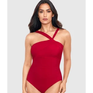 Buy Europa Asymmetric Underwired Shaping Swimsuit