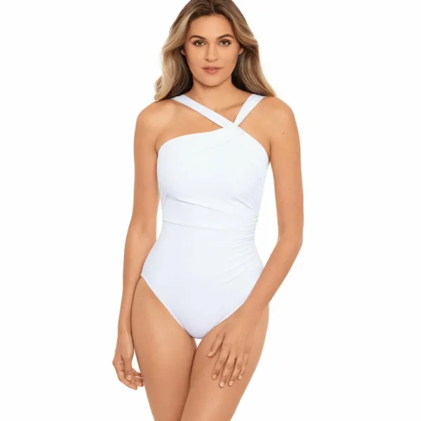 Buy Europa Asymmetric Underwired Shaping Swimsuit