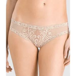 Buy Feathers Low Rise Lace Hipster Brief Cafe