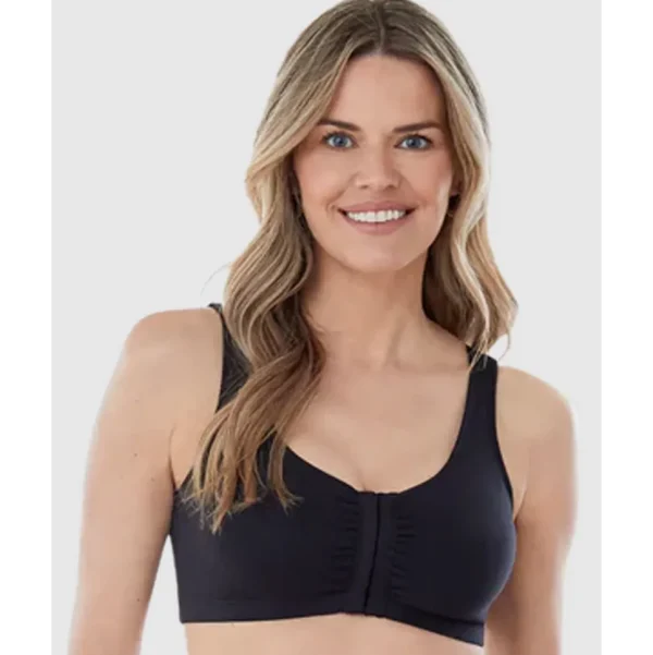 Buy Front Close Wirefree Low-Impact Cotton Sports Bra