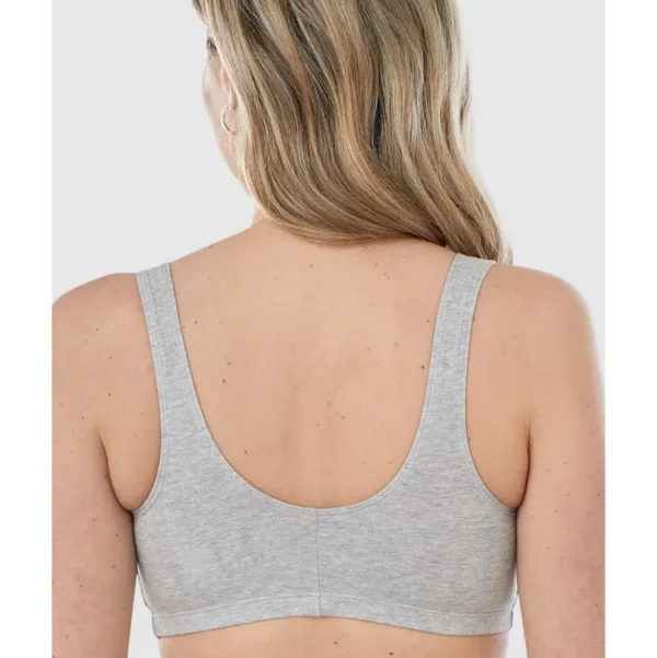 Buy Front Close Wirefree Low-Impact Cotton Sports Bra