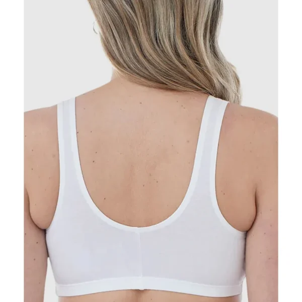 Buy Front Close Wirefree Low-Impact Cotton Sports Bra