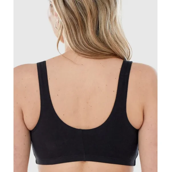 Buy Front Close Wirefree Low-Impact Cotton Sports Bra