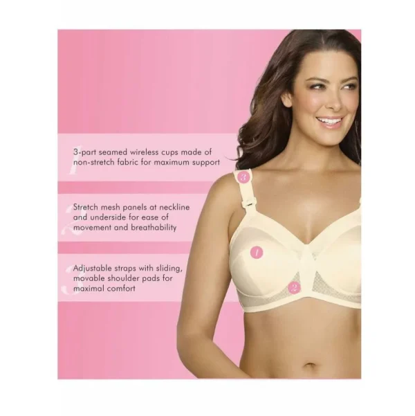 Buy Fully Plus Size Wireless Full Support Bra