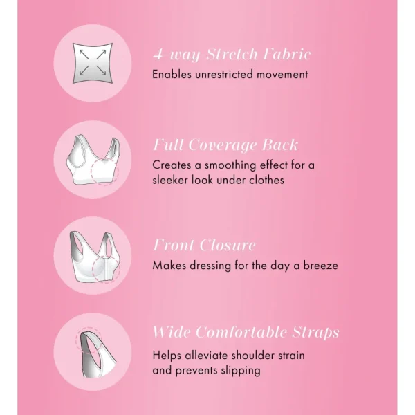 Buy Fully® Seamless Wirefree Front Close Bra