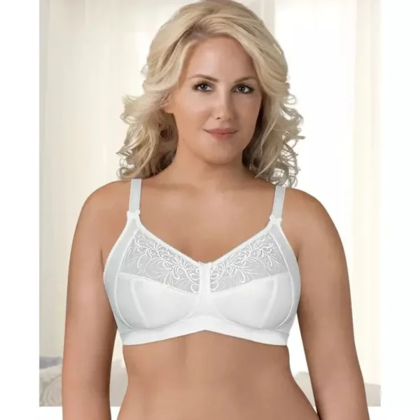 Buy Fully® Soft Cup Supportive Wirefree Bra With Embroidery