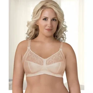 Buy Fully® Soft Cup Supportive Wirefree Bra With Embroidery