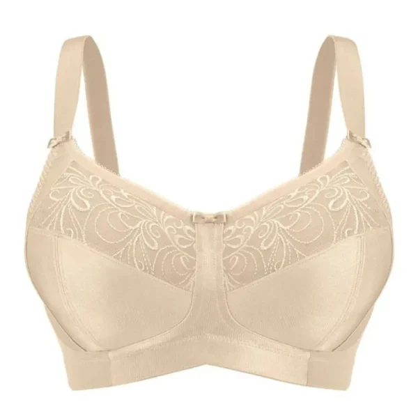 Buy Fully® Soft Cup Supportive Wirefree Bra With Embroidery