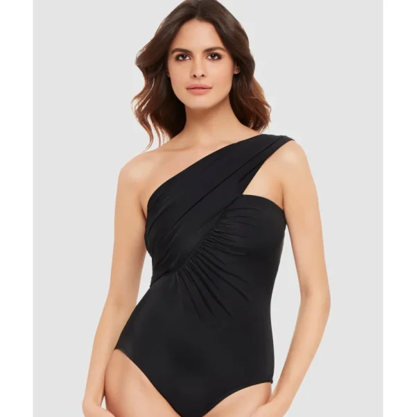 Buy Goddess One Shoulder Tummy Control Swimsuit