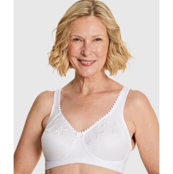 Buy Grace Wirefree Cotton Full Cup Support Bra