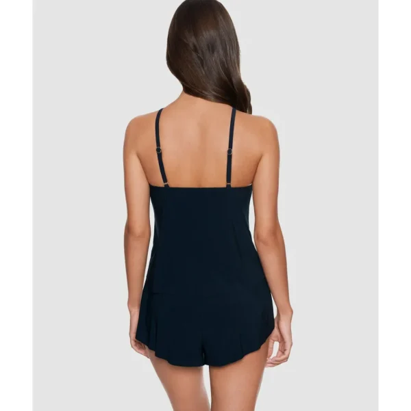 Buy Halo Effect Goldie Romper-Style Underwired Swimsuit-Black