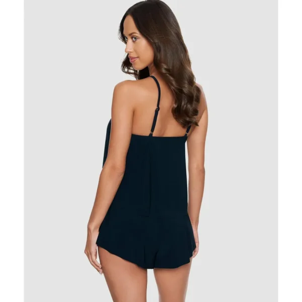 Buy Halo Effect Goldie Romper-Style Underwired Swimsuit-Black