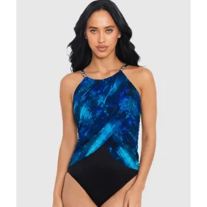 Buy Hazy Daze Lisa Underwired High Neck Shaping Swimsuit