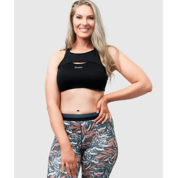 Buy High Impact Active Crop Top Sports Bra-Black