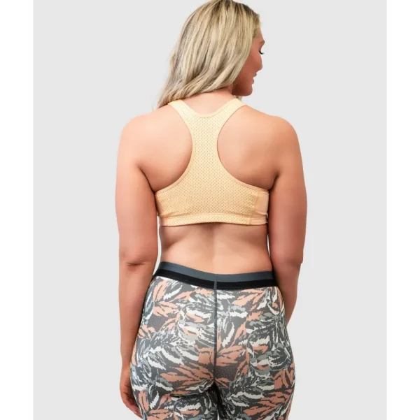 Buy High Impact Active Crop Top Sports Bra-Peach