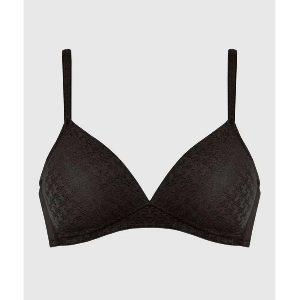 Buy Houndstooth Pattern Seamless Wirefree Bra