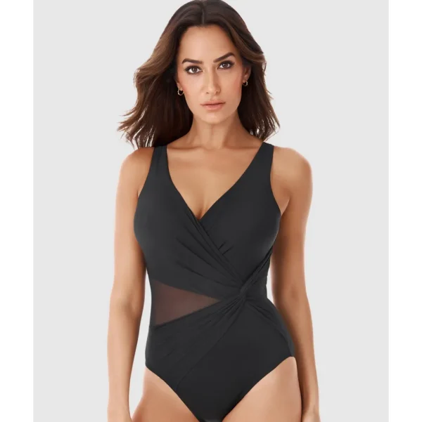 Buy Illusionists Circe Knot Detail Shaping Swimsuit