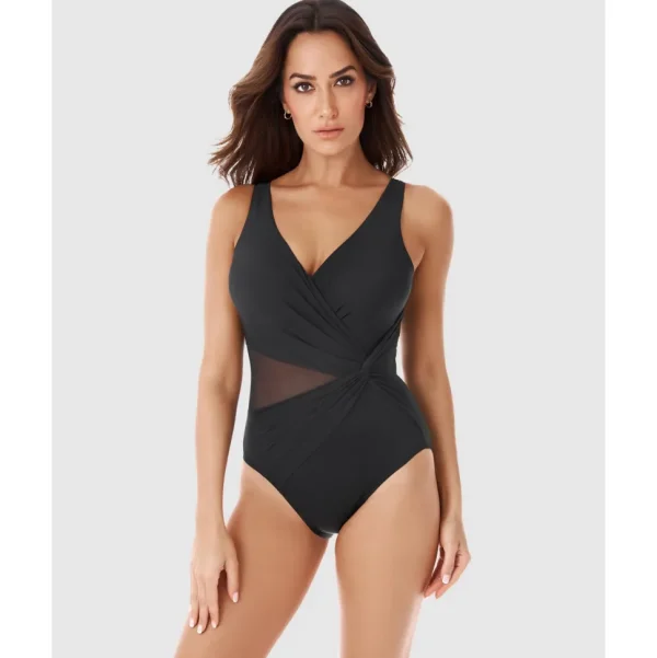 Buy Illusionists Circe Knot Detail Shaping Swimsuit