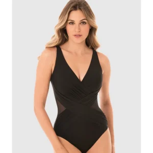 Buy Illusionists Crossover Draped Shaping Swimsuit