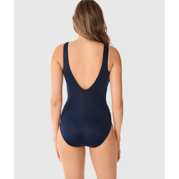 Buy Illusionists Crossover Draped Shaping Swimsuit