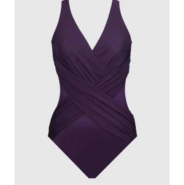 Buy Illusionists Crossover Draped Shaping Swimsuit