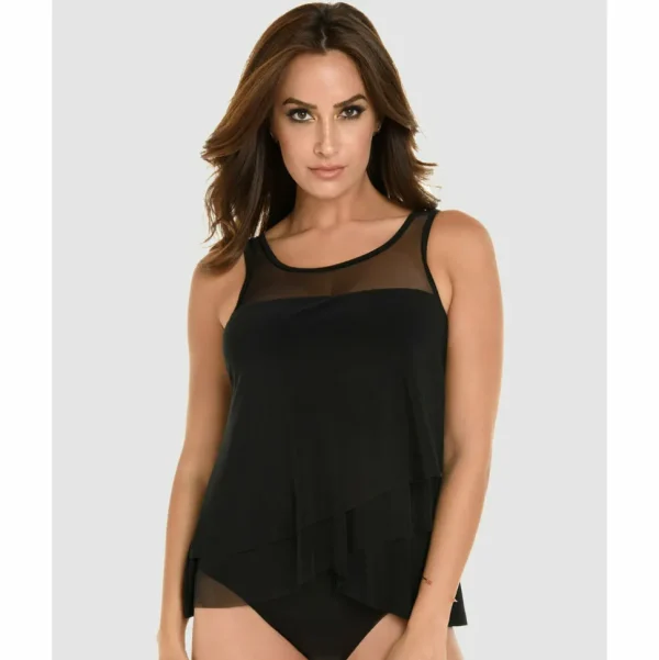 Buy Illusionists Mirage Floaty Layered Tankini Top