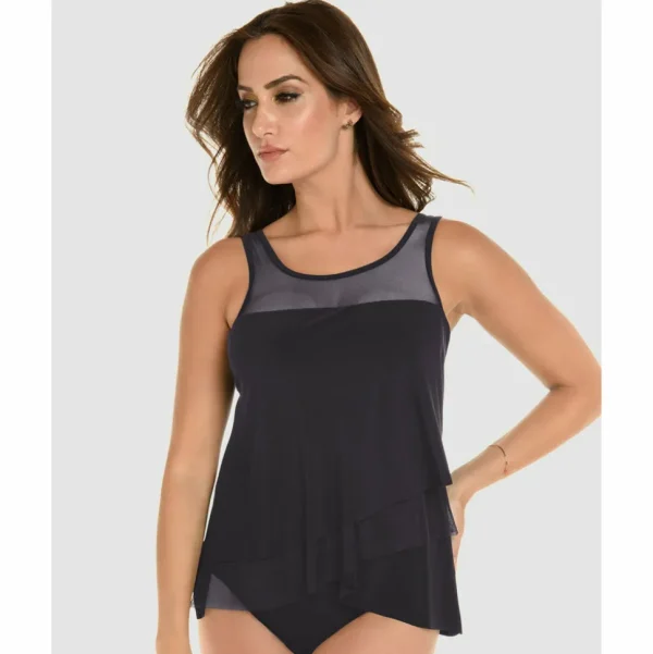 Buy Illusionists Mirage Floaty Layered Tankini Top