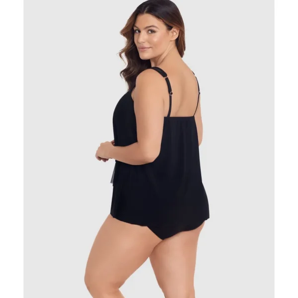 Buy Illusionists Mirage Floaty Layered Tankini Top PLUS