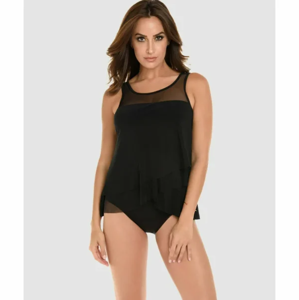 Buy Illusionists Mirage Floaty Layered Tankini Top