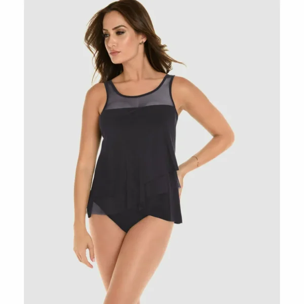 Buy Illusionists Mirage Floaty Layered Tankini Top