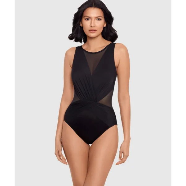 Buy Illusionists Palma Shaping High Neck Swimsuit DD Cup