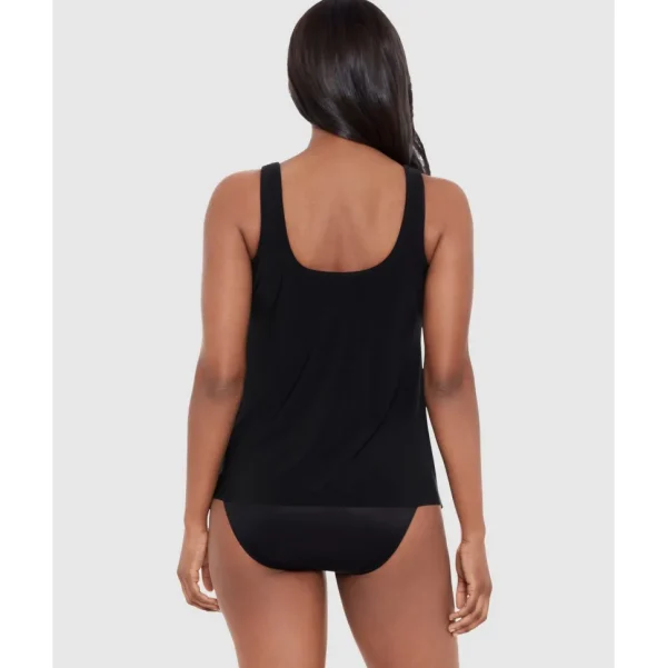 Buy Illusionists Ursula Underwired High Neck Tankini Top-Black