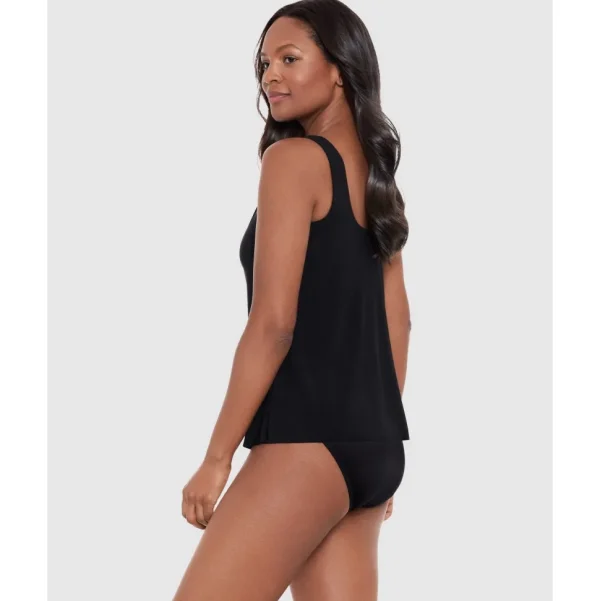 Buy Illusionists Ursula Underwired High Neck Tankini Top-Black