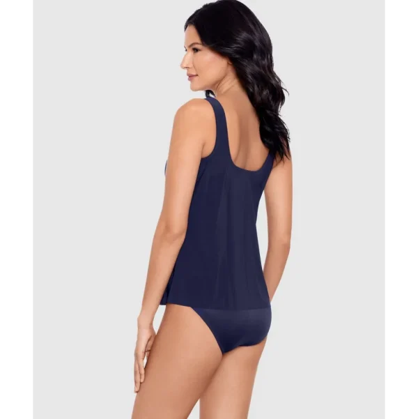 Buy Illusionists Ursula Underwired High Neck Tankini Top-Midnight