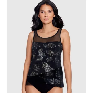 Buy Iridium Mirage Loose Fit Slimming Underwired Tankini Top